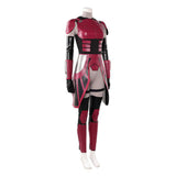 Luke Castellan Women Red Outfit Cosplay Costume Outfit Halloween Carnival Suit