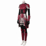 Luke Castellan Women Red Outfit Cosplay Costume Outfit Halloween Carnival Suit