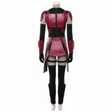 Luke Castellan Women Red Outfit Cosplay Costume Outfit Halloween Carnival Suit
