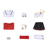 Magic Knight Rayearth Hikaru Shidou Women Red Outfit Cosplay Costume Outfit Halloween Carnival Suit