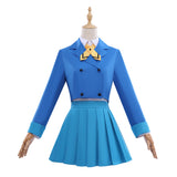 Magic Knight Rayearth Umi Ryuuzaki Women Blue Outfit Cosplay Costume Outfit Halloween Carnival Suit