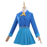 Magic Knight Rayearth Umi Ryuuzaki Women Blue Outfit Cosplay Costume Outfit Halloween Carnival Suit