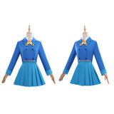 Magic Knight Rayearth Umi Ryuuzaki Women Blue Outfit Cosplay Costume Outfit Halloween Carnival Suit