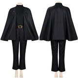 Maki Zenin Women Black Cape Style Outfit Cosplay Costume Outfit Halloween Carnival Suit