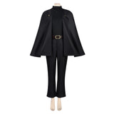 Maki Zenin Women Black Cape Style Outfit Cosplay Costume Outfit Halloween Carnival Suit