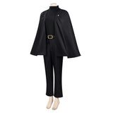 Maki Zenin Women Black Cape Style Outfit Cosplay Costume Outfit Halloween Carnival Suit