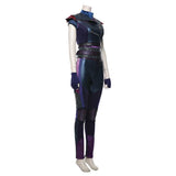 Mal Women Purple and Black Outfit Cosplay Costume Outfits Halloween Carnival Suit