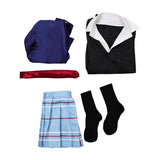 Marin Kitagawa Blue And Black Dress Cosplay Costume Outfits Halloween Carnival Suit