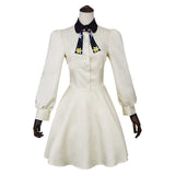 Marriage Toxin Mei Kinosaki Women White Dress Cosplay Costume Outfit Halloween Carnival Suit