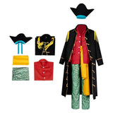 Marshall D. Teach Red Outfit Cosplay Costume Outfit Halloween Carnival Suit