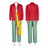 Marshall D. Teach Red Outfit Cosplay Costume Outfit Halloween Carnival Suit