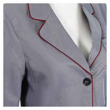 Matilda Women Gray Coat Cosplay Costume Outfit Halloween Carnival Suit