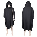 Maul Black Hooded Cloak Cosplay Costume Outfit Halloween Carnival Suit