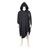 Maul Black Hooded Cloak Cosplay Costume Outfit Halloween Carnival Suit