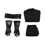 Maul Black Hoodless Combat Suit Cosplay Costume Outfit Halloween Carnival Suit