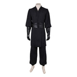 Maul Black Hoodless Combat Suit Cosplay Costume Outfit Halloween Carnival Suit