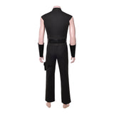 Maul Black Sleeveless Practice Outfit Cosplay Costume Outfit Halloween Carnival Suit