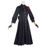 May I Ask for One Final Thing Scarlet El Vandimion  Women Black Dress Cosplay Costume Outfits Halloween Carnival Suit