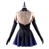 Medalist Hikaru Kamisaki Women Black Costume Cosplay Costume Outfit Halloween Carnival Suit