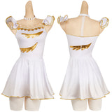 Medalist Inori Yuitsuka White Dress Outfit Cosplay Costume Outfits Halloween Carnival Suit