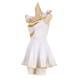 Medalist Inori Yuitsuka White Dress Outfit Cosplay Costume Outfits Halloween Carnival Suit