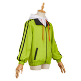 Medalist Tsukasa Akeuraji Unisex Green Coat Cosplay Costume Outfits Halloween Carnival Suit