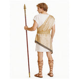 Medieval Renaissance Roman Soldier Yellow Outfit Cosplay Costume Outfit Halloween Carnival Suit