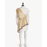 Medieval Renaissance Roman Soldier Yellow Outfit Cosplay Costume Outfit Halloween Carnival Suit