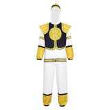 Mighty Morphin Power Rangers YELLOW soldier Outfit Cosplay Costume Outfits Halloween Carnival Suit