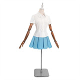 Overwatch Kiriko Women Blue Dress Cosplay Costume Outfits Halloween Carnival Suit
