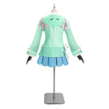 Overwatch Kiriko Women Blue Dress Cosplay Costume Outfits Halloween Carnival Suit