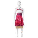 Moana 2 (2024) Moana Kids Children Red Outfit Cosplay Costume Outfits Halloween Carnival Suit