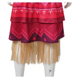 Moana 2 (2024) Moana Kids Children Red Outfit Cosplay Costume Outfits Halloween Carnival Suit