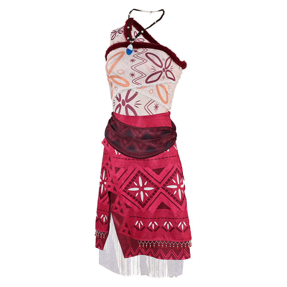Moana 2 (2024) Moana Women Red Outfit Cosplay Costume Outfits Hallowee TrendsinCosplay Moana 2 (2024) Moana Women Red Outfit Cosplay Costume Outfits Hallowee TrendsinCosplay