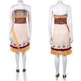 Moana Live-action Moana Brown Outfit Cosplay Costume Outfit Halloween Carnival Suit