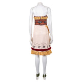 Moana Live-action Moana Brown Outfit Cosplay Costume Outfit Halloween Carnival Suit