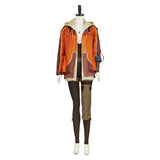 Monster Hunter Wilds Alma Women Orange Outfit Cosplay Costume Outfits Halloween Carnival Suit