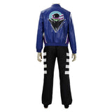 Mortal Kombat 2 Johnny Cage Blue Outfit Cosplay Costume Outfit Halloween Carnival Suit
