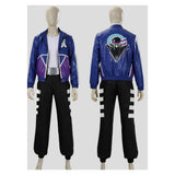 Mortal Kombat 2 Johnny Cage Blue Outfit Cosplay Costume Outfit Halloween Carnival Suit