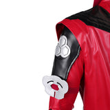 Mortal Kombat 2 Kenshi Takahashi Red Leather Outfit Cosplay Costume Outfit Halloween Carnival Suit
