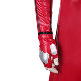 Mortal Kombat 2 Kenshi Takahashi Red Leather Outfit Cosplay Costume Outfit Halloween Carnival Suit