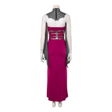 Mortal Kombat 2 Sindel Women Purple Dress Cosplay Costume Outfit Halloween Carnival Suit