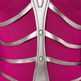 Mortal Kombat 2 Sindel Women Purple Dress Cosplay Costume Outfit Halloween Carnival Suit