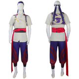 Mortal Kombat Fire God Liu Kang Gray Outfit Cosplay Costume Outfit Halloween Carnival Suit