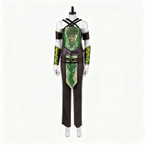 Mortal Kombat Jade Women Green Outfit Cosplay Costume Outfit Halloween Carnival Suit