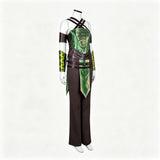 Mortal Kombat Jade Women Green Outfit Cosplay Costume Outfit Halloween Carnival Suit