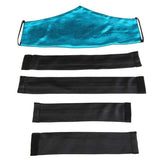 Mortal Kombat KITANA Women Blue Bikini Set Cosplay Costume Outfit Halloween Carnival Suit