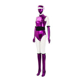 Mortal Kombat Mileena Women Purple Outfit Cosplay Costume Outfit Halloween Carnival Suit