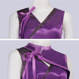 Mortal Kombat Mileena Women Purple Outfit Cosplay Costume Outfit Halloween Carnival Suit