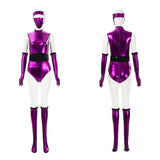 Mortal Kombat Mileena Women Purple Outfit Cosplay Costume Outfit Halloween Carnival Suit